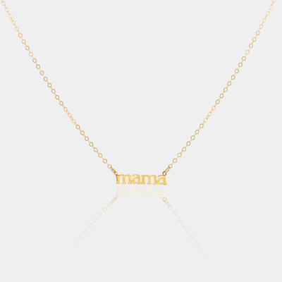 14K Gold Filled Necklaces Mama Necklace LINK'D THE LABEL