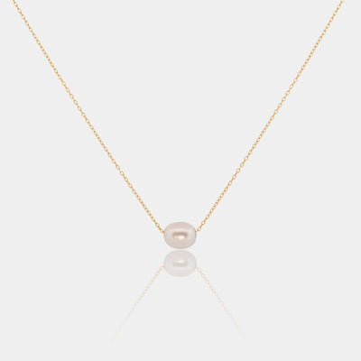 14K Gold Filled Necklaces Pia Pearl Necklace LINK'D THE LABEL