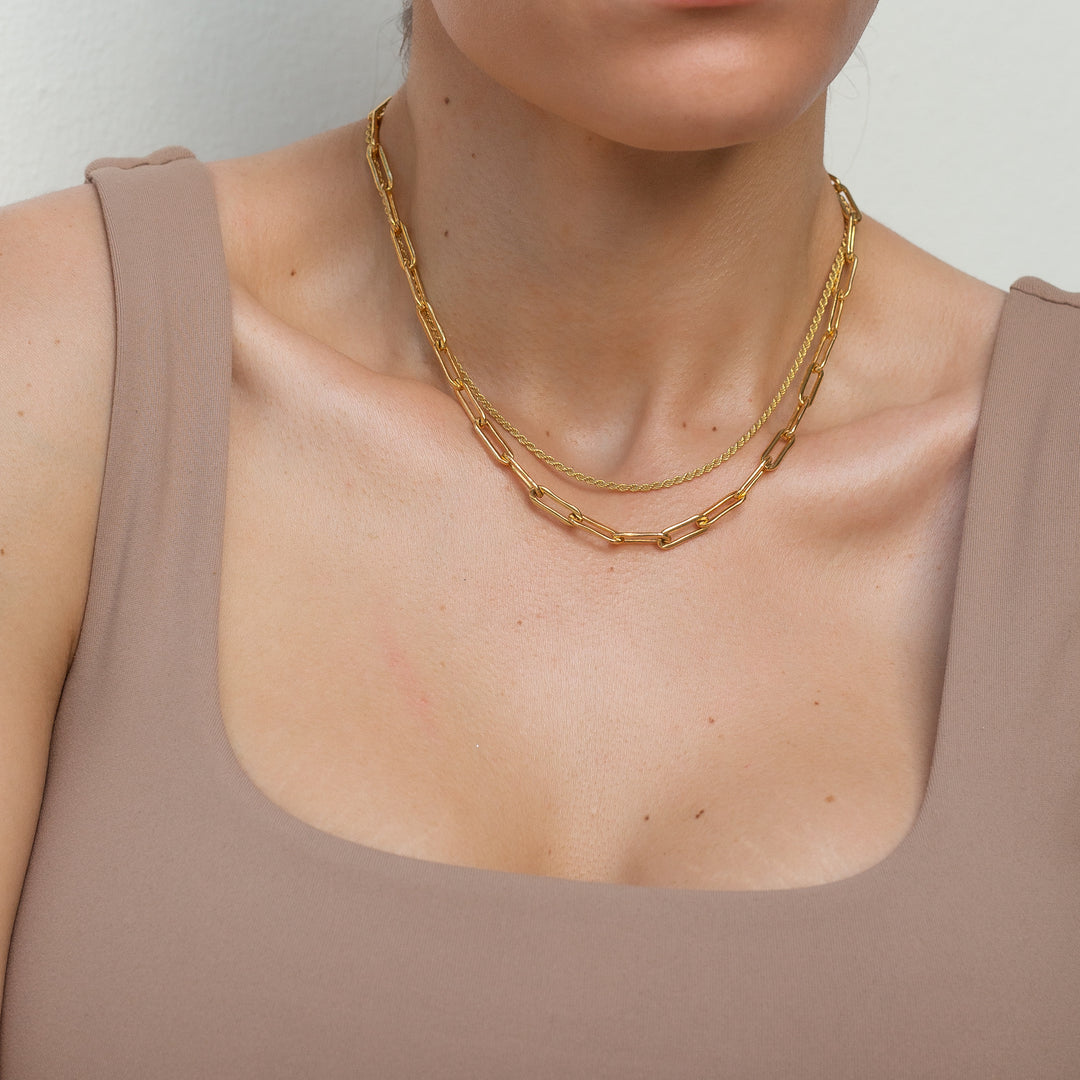 14K Gold Filled Necklaces Rope Necklace LINK'D THE LABEL