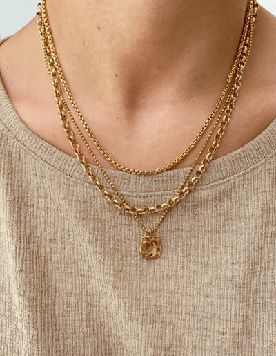 14K Gold Filled Necklaces Talia Necklace LINK'D THE LABEL
