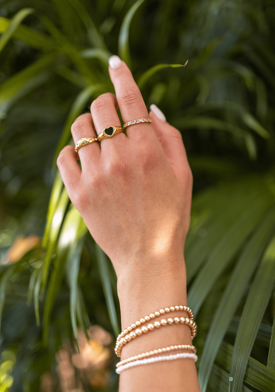 Thin cubic zirconia band ring discount